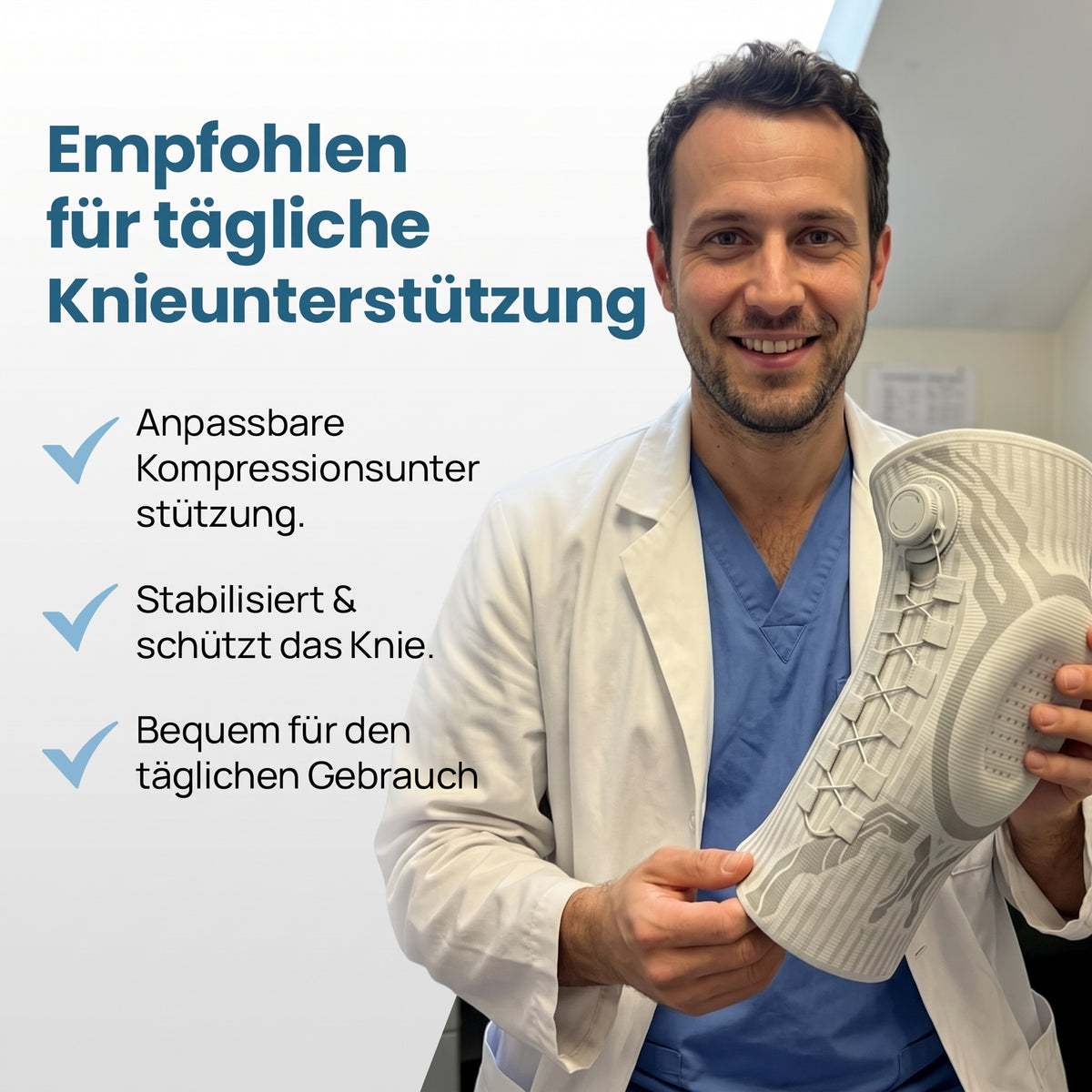 Orthopädische Kniebandage