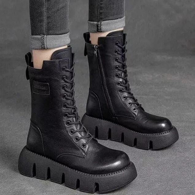 LuxyVix® - Lederstiefel