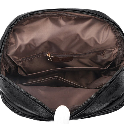 Delishurd Damen-Lederrucksack