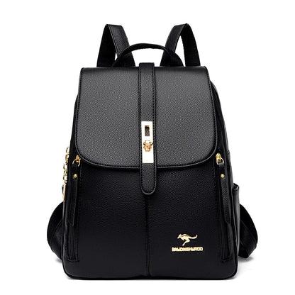 Delishurd Damen-Lederrucksack