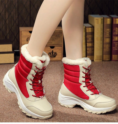 BelleWint® - Hohe Stiefel mit Innenfell