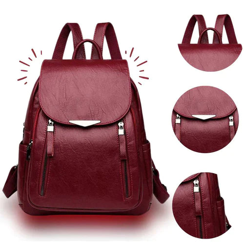 Lu Damen-Lederrucksack